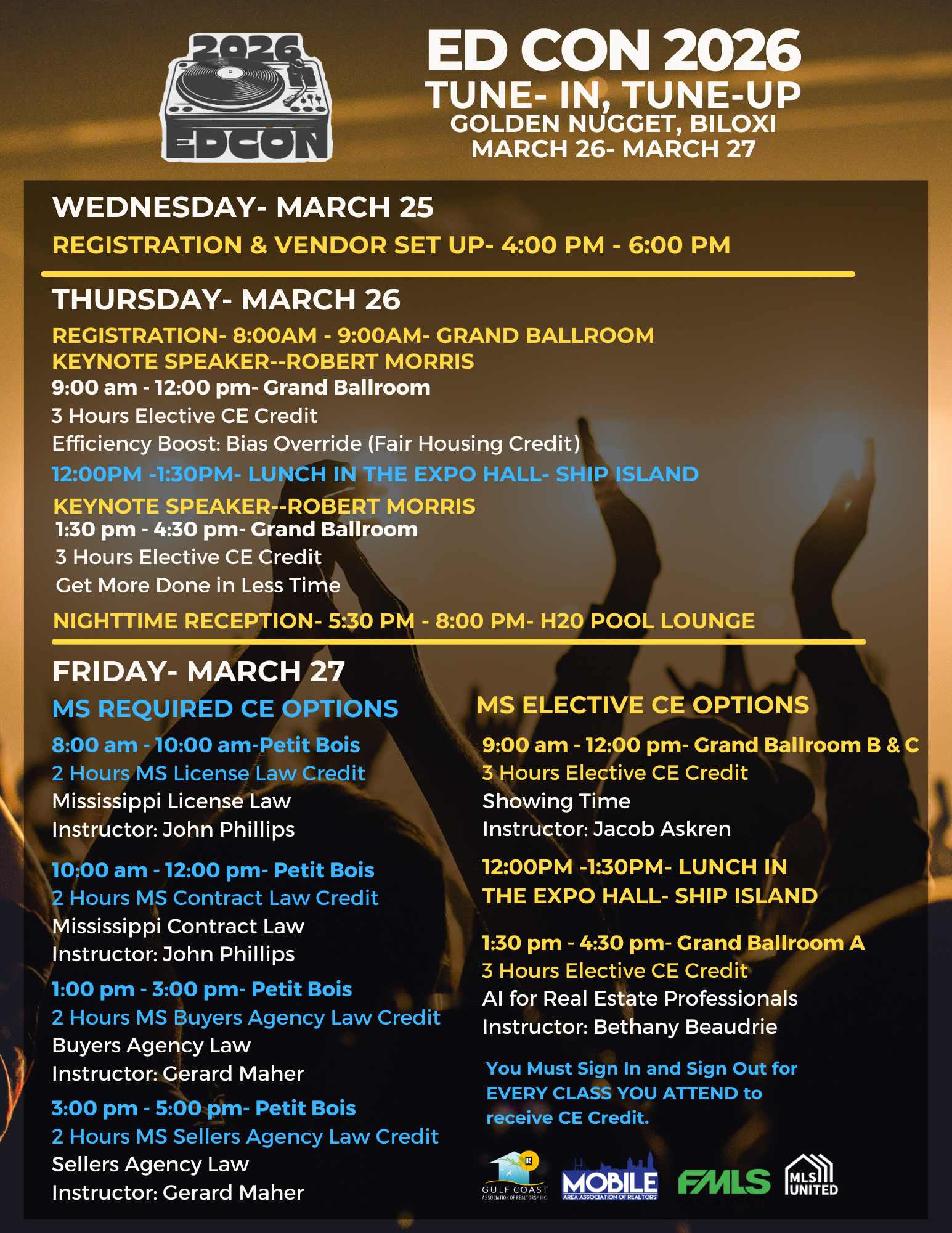 Ed Con 2026 Class Schedule